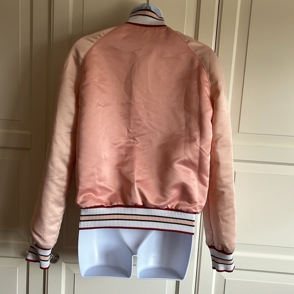 Pinko Bomber Pink Size 4  70's Inspire, Farrah Fawcett  Chic. - Picture 5 of 14